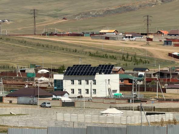 Solar PV project with a capacity of 30 kW and a capacity of 20 kWh on the roof of the Narny Erch Family Health Center