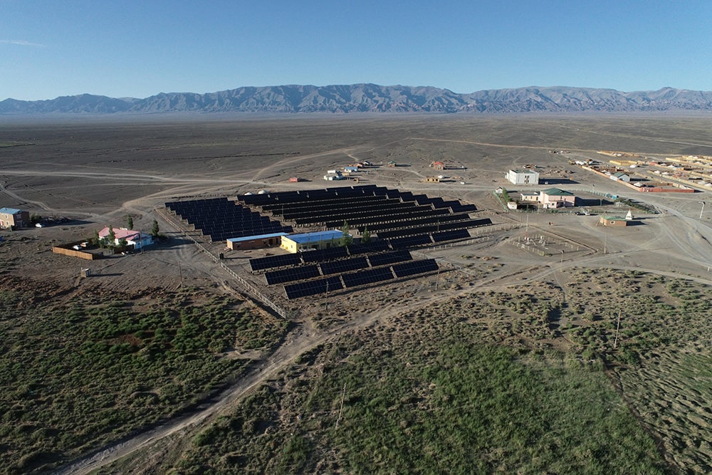 Hybrid system of altai soum