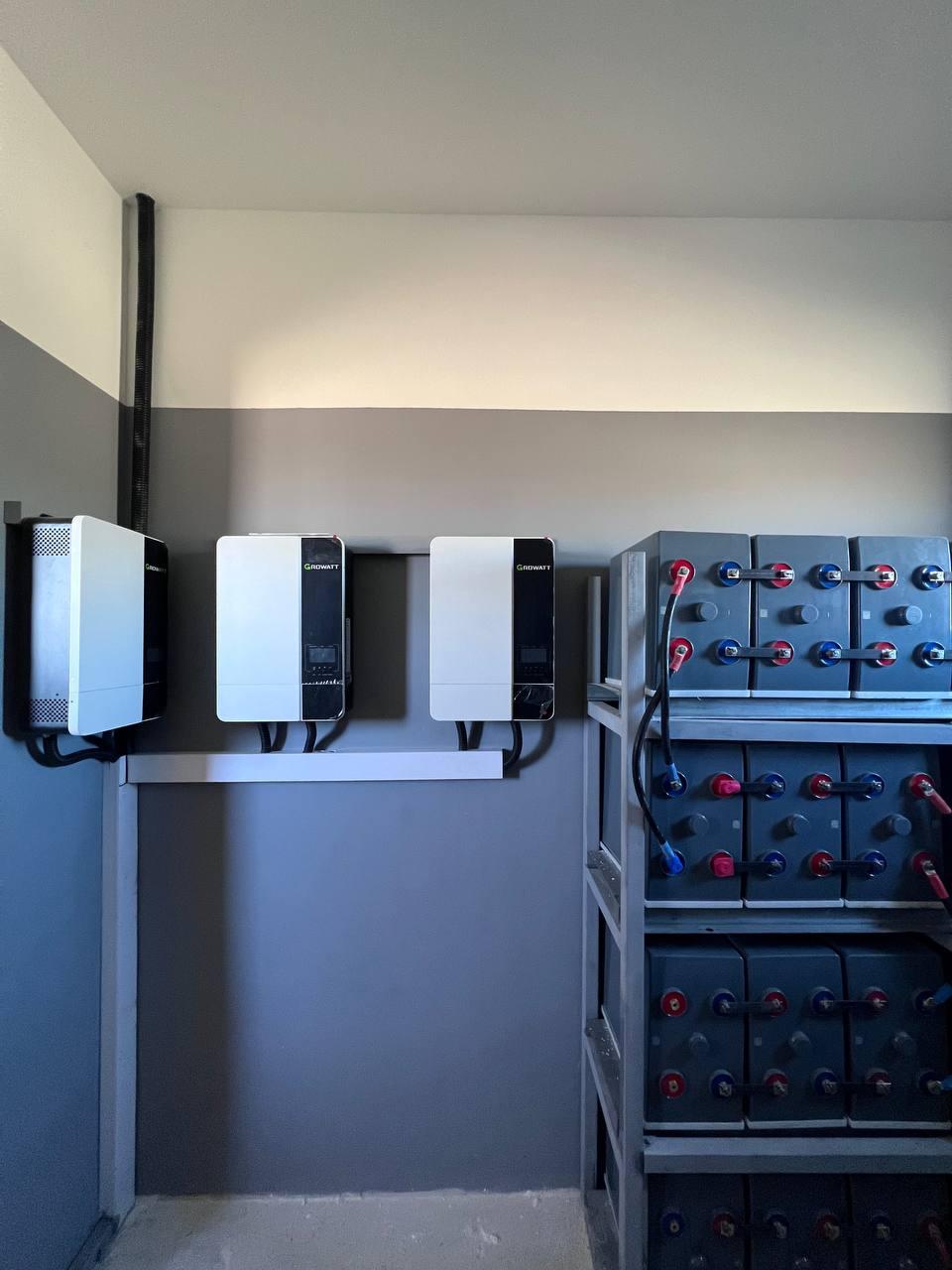 An offgrid system to completely solve the energy of the tourist camp.